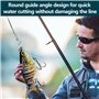 JSUOEO Lot de 125 émerillons de pêche #2#4#6#8#12 en acier inoxydable roulements à billes 8-28 kg avec mousqueton Accessoires de