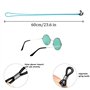 Amasawa Chaîne de Lunettes(12 Pcs),métal multicolore mode lunettes chaîne chaîne verres/lunettes chaîne/lunettes ligne/lunettes 