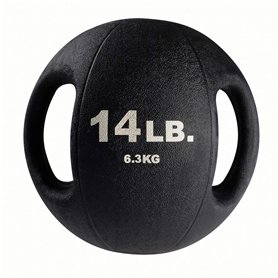 Bodysolid Balle médecine Dure 2 poignées lestée 6350 g