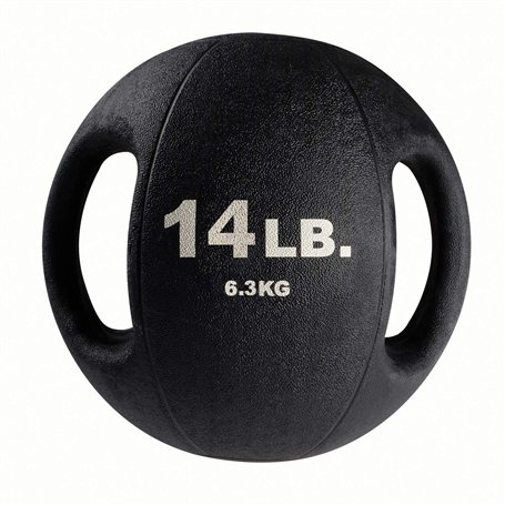 Bodysolid Balle médecine Dure 2 poignées lestée 6350 g