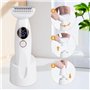Carehabi Rasoir Electrique Femme 5 en 1, Tondeuse Femme Intime, Rasoir Femme Maillot IPX7 Etanche avec Station de Charge USB pou