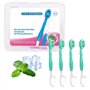 Mini brosse à dents 5 en 1