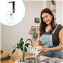 HJIAMA Distributeur Savon Liquide avec Rallonge Tube Silicone 116 cm