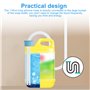 Distributeur Savon Encastrable, HJIAMA Distributeur Savon Liquide avec Rallonge Tube Silicone 116 cm, Tête Pompe Distributeur Li