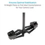FLYCAM HD-3000 Système de stabilisation pour caméra Steadycam avec Bras et Gilet Confortables pour caméscope DSLR jusqu'à 3,5 kg