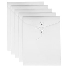 VANRA Classeur à ficelle en kraft Enveloppe de classement Enveloppe de dossier de projet Pochette de documents Organisateur de l