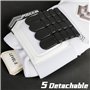 WVVOU Gants de gardien de but pour homme et adolescent, gants de gardien de but puissants pour enfants avec 5 amovibles Fingersa