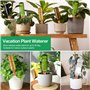 MULEVIP Distributeur Eau Plante 8 Pièces Arrosage Plante Vacances,Arrosage Plante Interieur,Systèmes D'irrigation Automatique po