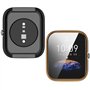 Msiall 2 pièces Compatible avec Amazfit Bip 3/3 pro Housse de protection, Protection d'écran en TPU souple et complète, Résistan