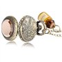 OFKPO Montre de Poche Mecanique, Montre de Poche Collier Rétro Alice au Pays des Merveilles, Pendentif Montre avec Drink Me Char