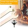 LYTIVAGEN 8Pcs Convertisseur de Perceuse à Main Arbre du Moteur Coupler en Métal Bielle de Meuleuse d'Angle pour Scie à Chaîne A