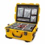 NANUK 955 Valise Rigide étanche avec Gepolsterten Trennwänden und Organizer für Deckel - Gelb