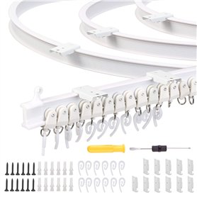 YOLOUP Kit de Rail de Rideau Plafond