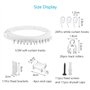 3.5M Rail de Plafond Pliable