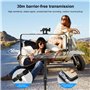 Fututech Plug and Play Type-C Micro sans Fil Bluetooth 5.0 pour Smart Phone Android Micro Cravate pour Diffusion en Direct Entre