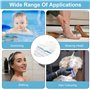 Autocollant Oreille Etanche, 200 PièCes Protections Auriculaires Transparentes Ultrafines pour La Douche, Autocollants Auriculai