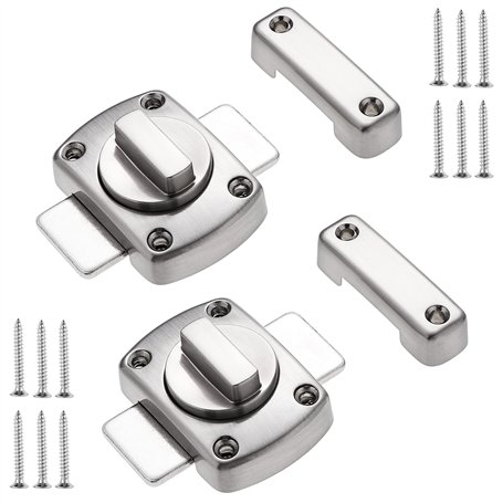 SHEENO Lot de 2 loquets de porte rotatifs