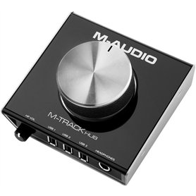 M-Audio M-Track Hub Interface USB de Monitoring 24bits avec 3 Ports Alimentés Intégrés