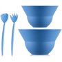 Ensemble de 2 bols 3 L et 4.9 L avec couverts a salade - BODUM - Topee - Matisse