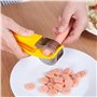 Home Cuisine Outil Éplucheur Éplucheur Éplucheur Salade Salade Salade Acier Inoxydable Banane Coupe Hachoir Coupeur de Fruits Co