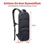 iGuerburn Sac à dos pour réservoir de taille D (2 l) - Bouteille d'oxygène O2 - Noir