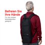 iGuerburn Sac à dos pour réservoir de taille D (2 l) - Bouteille d'oxygène O2 - Noir