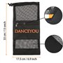 DANCEYOU Sac en Filet de Chaussures de Danse Pochon de Chaussons Noir pour Chaussures de Pointe Chausson de Danse Classique
