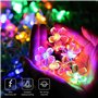 Vegena Guirlande Lumineuse Extérieure Solaire,2 Pièces 9.5m 50 LED Guirlande Lumineuse Solaire Exterieure,Guirlande Lumineuse So
