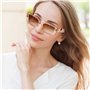 Lot De 6 Paires Lunettes De Soleil Femme, Lunettes De Soleil Carrées, Lunettes De Soleil Rectangulaires Protection, V Lunettes D
