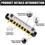 YIDM Bornier De Distribution D'alimentation:2 Pcs Barre de Bus 6 Broches Bloc de Distribution Electrique avec Couvercle Distribu