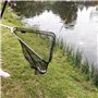 Épuisette de pêche télescopique pliable de 150 cm avec sac de rangement, longueur réglable, épuisette de pêche en nylon durable 