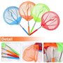 Sporgo Filet papillon pour enfants : lot de 4 épuisettes télescopiques pour enfants avec 1 seau, extérieur idéal pour attraper l
