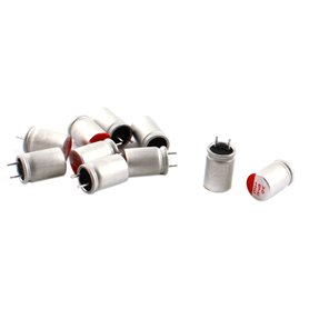 sourcing map 10 270uF 16 V Axial Leads Condensateurs en aluminium massif pour PCB Board