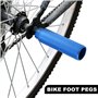 Amotor Lot de 2 chevilles antidérapantes en alliage d'aluminium pour vélo de montagne, BMX - Pour vélo de montagne - Convient au