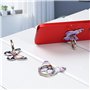 HDGSAFD Porte-Anneau Papillon 2 Pièces, 2 Chaînes De Téléphone Portable en Perles Papillon, Breloques Créatives pour Téléphone P