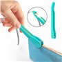 HDGSAFD Outils en Feuille D'Aluminium À Main 3 Pièces, Aides en Feuille De Verre Colorée, Accessoires De Bande D'Aluminium Faits