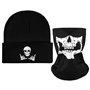 Bonnet Tricoté Tête De Mort 1 Pièce