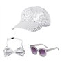 COACOM 1 Morceau De Casquette De Baseball À Paillettes