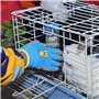 COACOM Lot de 3 paires de gants de jardinage universels pour enfants avec motif grenouille (jaune, rose, bleu)