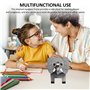 1 support de lunettes 3D en bois en forme d'éléphant - Puzzle en bois - Support de lunettes créatif en forme d'animal - Pour lun