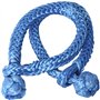 Tiardey 1/2 'X 22 Pouces (55000LBS) Corde de récupération de Route synthétique à Manille Souple Résistance à la Rupture pour la 