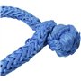 Tiardey 1/2 'X 22 Pouces (55000LBS) Corde de récupération de Route synthétique à Manille Souple Résistance à la Rupture pour la 