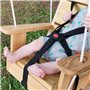 ZDNT Harnais Chaise Haute harnais de sécurité 5 points pour enfants Universelle Sangle de Sécurité pour Chaise Haute ceinture de