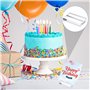12Pcs Support Photo Carte avec 20 Cartes et 50 Points de Colle