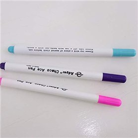 Conijiwadi de couleur aléatoire Marker Pen couture Stitching marqueur stylo effaçable sur mesure lavables à l'eau Marquage Crayo