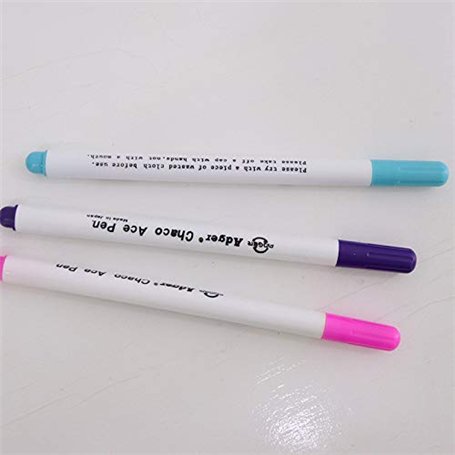 Conijiwadi de couleur aléatoire Marker Pen couture Stitching marqueur stylo effaçable sur mesure lavables à l'eau Marquage Crayo