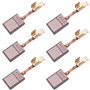 SRunDe Lot de 6 CB440 Balais de Charbon en Cuivre Brosse à Charbon Moteur Brosse de Charbon pour CB-440/CB-448/CB-436/195021-6/1
