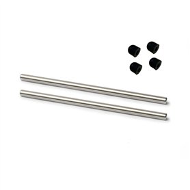 JZSMY 2 pièces pour Intex Pure Spa Hot Tub Impeller Pump Shaft Fix E90 (barre en acier inoxydable avec capot)