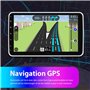 Hexinex Autoradio 1 din Android 13 Universel Voiture avec Caméra de Recul | Écran Tactile 10 Pouces | GPS, Carplay, Android Auto