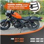 Lorababer Moto Arrière Solo Siège Bagages Support Étagère Rack Acier Standard Garde-Boue Arrière Support De Support pour Honda R